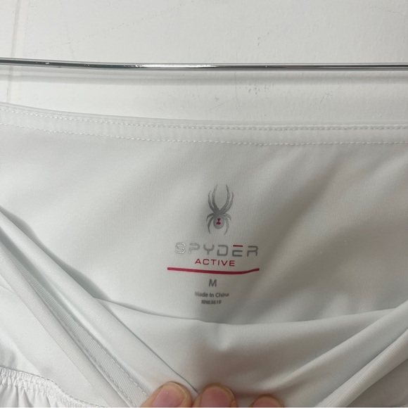 Spyder Active Women's White Athletic Shorts Lined Size M - Picture 4 of 6